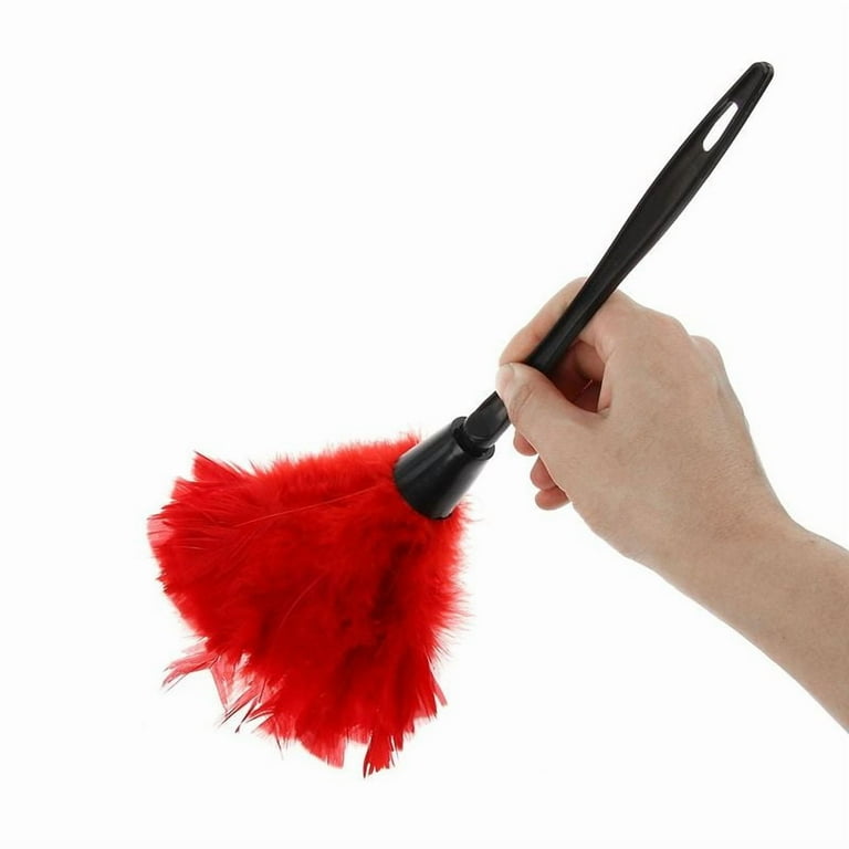 Turkey Feather Duster Anti-static Cleaning Dust Car Dashboard Microfiber Duster Fur Brush Home Air-condition Furniture Cleaner