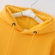 thumbnail image 4 of Gibobby Sudaderas para niños pequeños, playera de algodónNiñas Niños Invierno Manga Larga Bolsillo Sudadera Con Capucha Tops Sudadera Ropa Color Sólido(Amarillo, 4-5 Años), 4 of 5