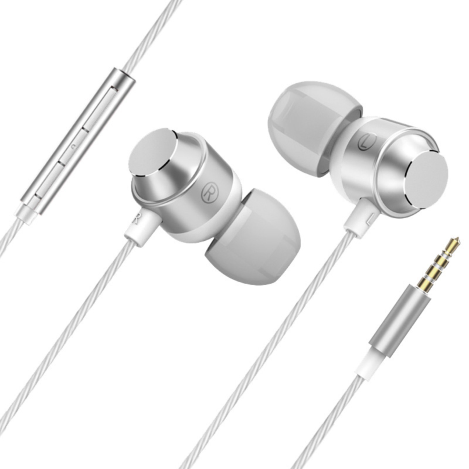 LBECLEY Gaming Headset Wi in Ear Headphones with Microphone Volume