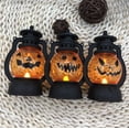 thumbnail image 2 of Halloween Decorations 3PCS Halloween Pumpkin Lantern with LED, Portable Pumpkin Lantern for Halloween, Vintage Halloween Lamp Handheld Lantern Oil Lamp for Halloween Decorations Indoor & Outdoor, 2 of 7
