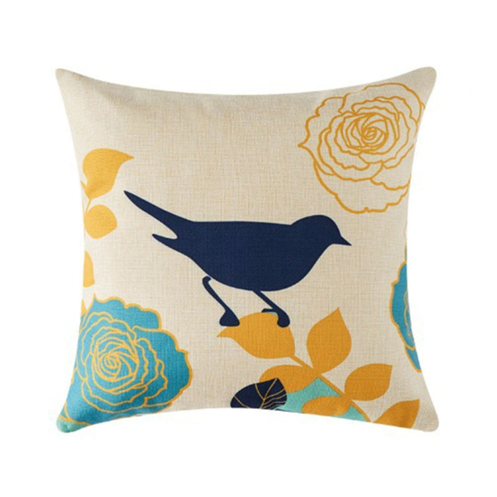 Pillowcase Flower Bird Print Household Pillowcase Cushion Covers Square Pillow Accessories Walmart Canada
