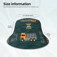 thumbnail image 6 of Kll Big Machine Bucket Hat For Women Men Packable Travel Beach Sun Hat Outdoor Rave Accessories Reflective Fisherman Cap, 6 of 9