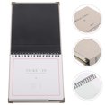 thumbnail image 3 of 1PC Ticket Bill Collection Book Movie Ticket Storage Note Album Photo Receipt Memory Collection Storage Book (Coffee), 3 of 8