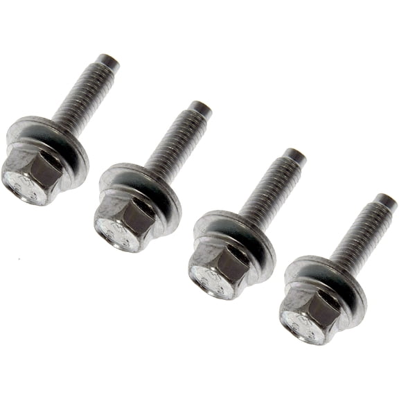 Dorman 990-662 Oil Pan Bolts Or Auxiliary Pump Bolts - M6-1.0 X 22 MM for Specific Ford Models (Pack of 4)