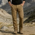 thumbnail image 2 of Hurxie Work Pants for Mens Ripstop Cargo Pants Breathable Cargo Hiking Pants with Multi Pockets Khaki,3XL, 2 of 7