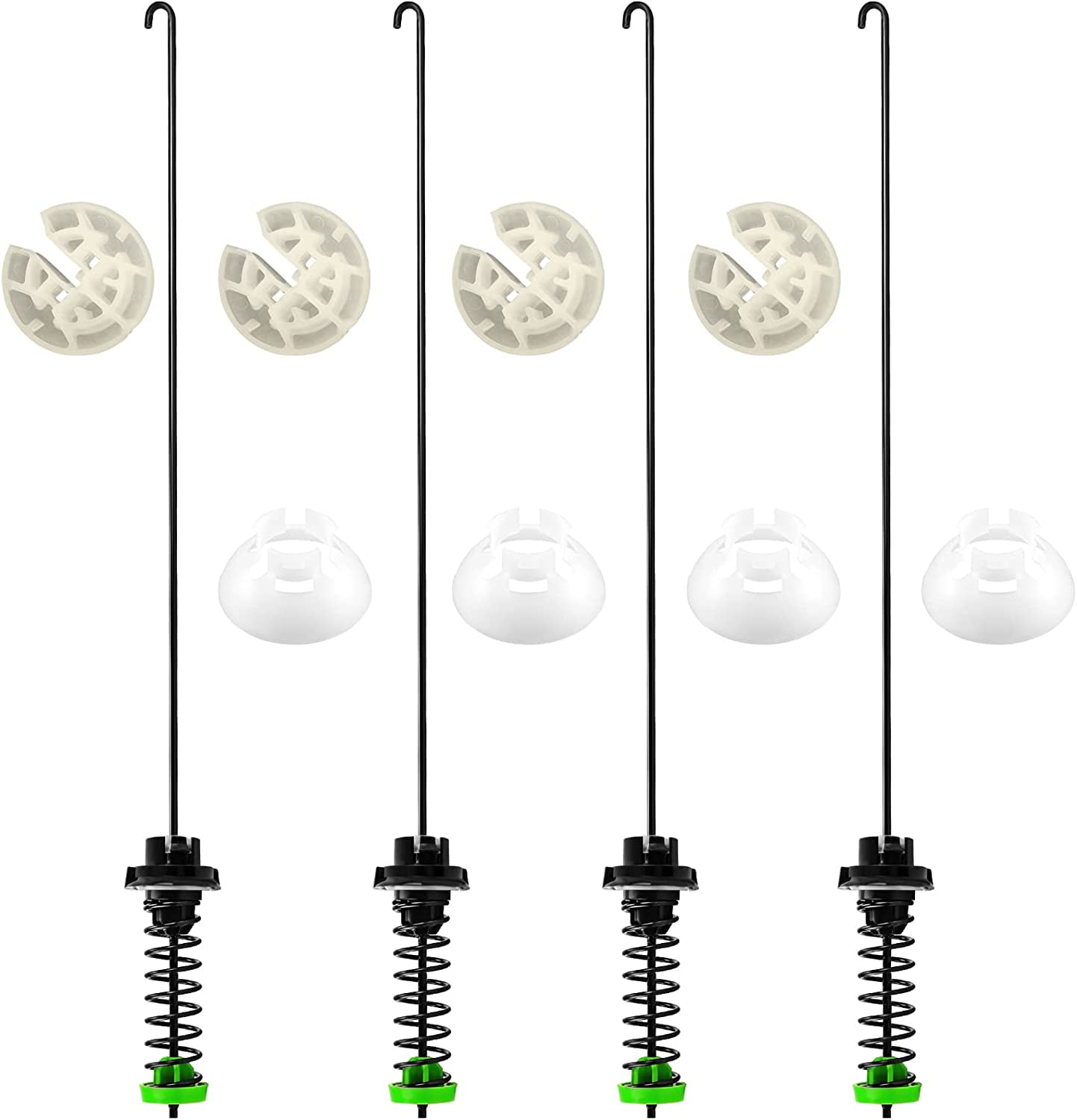 4Pcs W11130362 Washer Suspension Rod Kit for Kenmore 11025132410