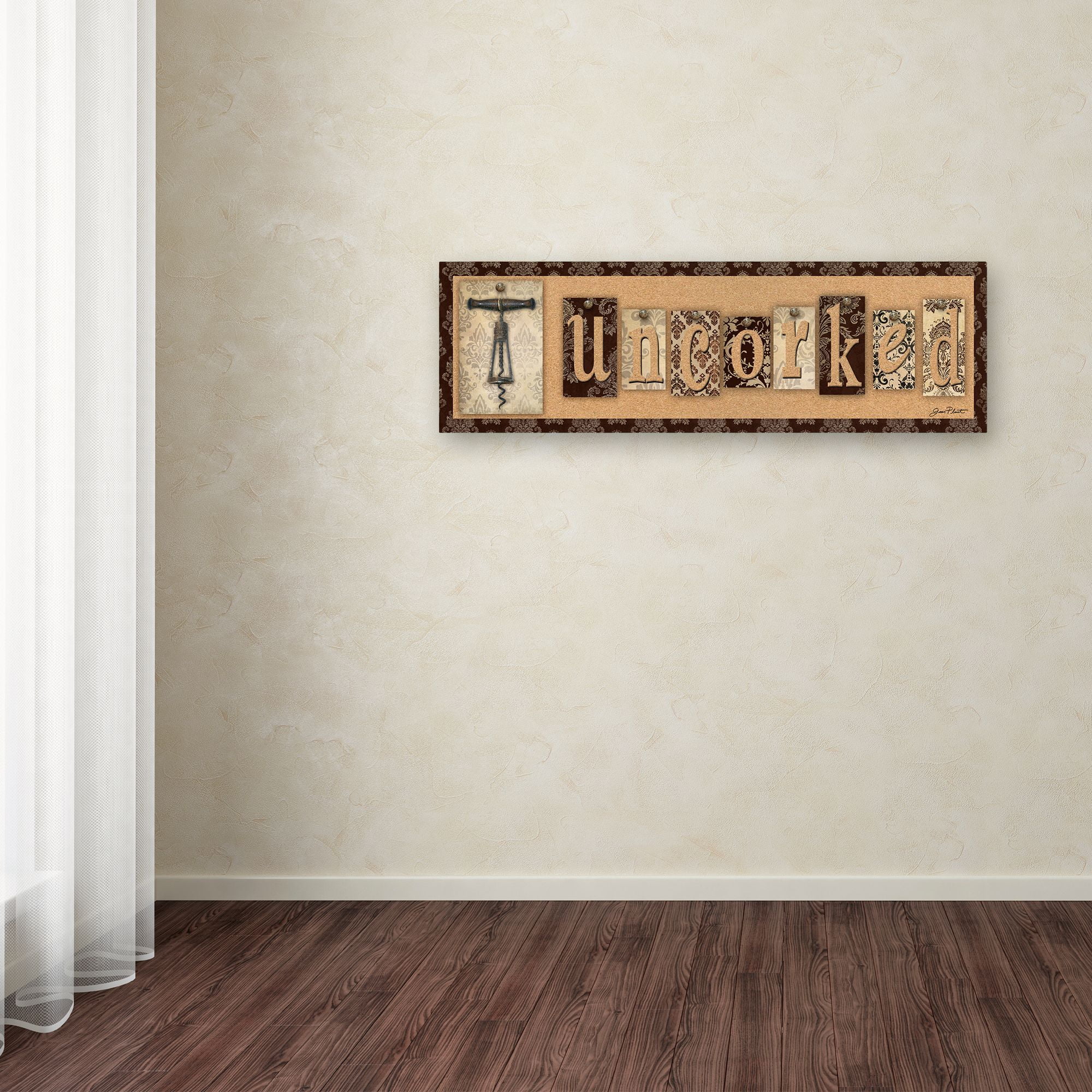 Trademark Fine Art 'Wine 4' Canvas Art by Jean Plout