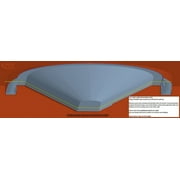 USA Pond Products - 15x15 Blue Pond Liner-15W x 15L (4.57m x 4.57m) in 30-mil Blue PVC (0.75mm)-Fish/Plant Friendly for Koi Ponds, Streams & Water Gardens