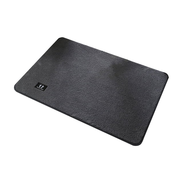 Yhmxh Alfombra de verano para el hogar, alfombra para puerta de entrada, súper absorbente, con respaldo de goma de secado, antideslizante, lavable, súper suave, para bañera y baño.
