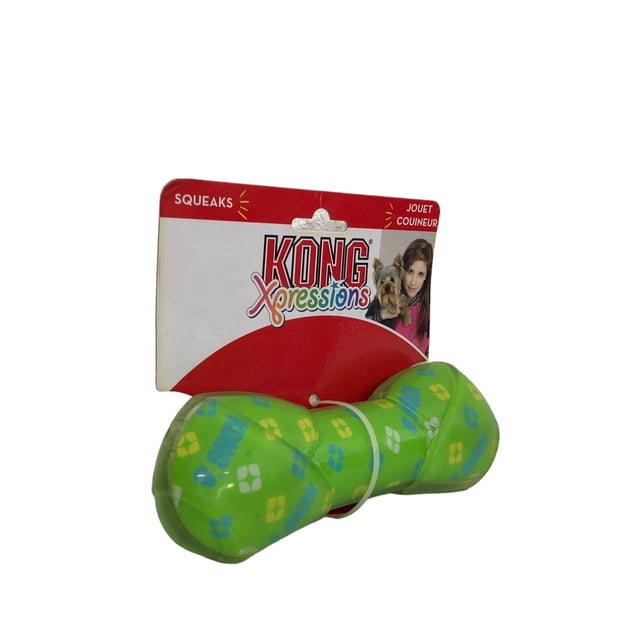 Juguete Para Perro Kong Xpressions Rawhide Forma Hueso Large Colores Varios