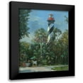 thumbnail image 1 of Bansemer, Roger 19x24 Black Modern Framed Museum Art Print Titled - St. Augustine Lighthouse and Carver Street, 1 of 5