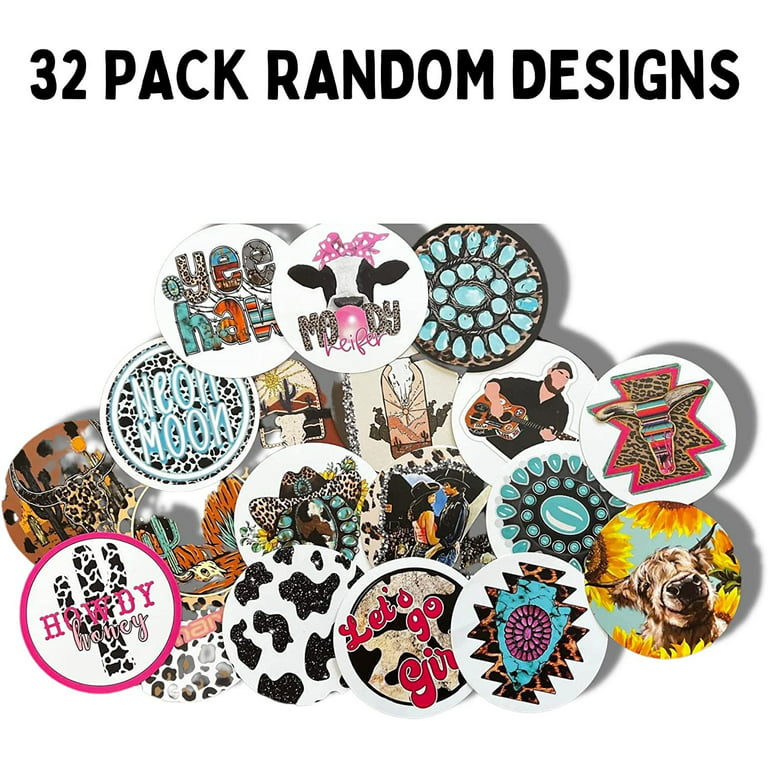  Freshie Cardstock Cutouts Rounds 2.5 Inch For Freshies  Random Mix32 PkFor Scented Aroma Beads Bake