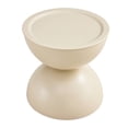 thumbnail image 6 of Milk White Coffee Round Tables With Storge Movable Table Top Multifunctional End Side Table, 6 of 8