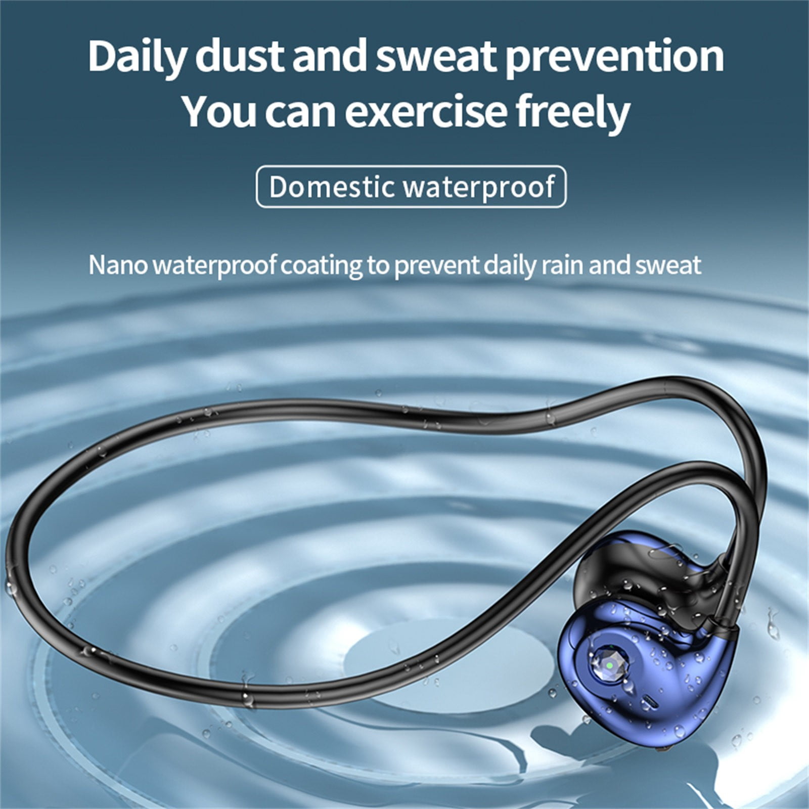 True Wireless Earbuds Bluetooth 5.3 Headphones 45H Long Playtime, Wireless Charging Case, IPX8 Waterproof Stereo Earphones, Built-in Mic Calls, Headset Premium Deep Bass 32 Preset EQs via APP,Purple