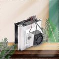 thumbnail image 2 of Iron Lock Letter Box Vintage Wall Mount Mailbox Mail Postal Letter Newspaper Box, 2 of 3