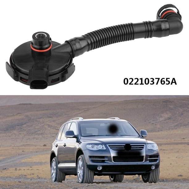 Separador de aceite del Motor Ecomeon 022103765A válvula de ventilación con manguera para Touareg 3.2L V6 2004-2006