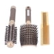 thumbnail image 5 of Juego de cepillos para el cabello, cepillo para el cabello de 3 piezas, peine, cepillo de ventilación curvado, cepillo de paleta de ventilación, acabado de lujo, 5 of 12