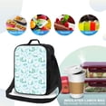 thumbnail image 4 of Lsque Rabbit And Dragonfly Lunch Bag Lunch Box for Women Men Reusable Insulated Lunch Tote Bag,Leakproof Thermal Cooler Sack Food Handbags Case High Capacity, 4 of 9