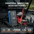 thumbnail image 6 of AstroAI Car Jump Starter Portable, 1500A Peak 12V Battery Jump Starter with Jumper Cables Car Battery Charger, Battery Booster Power Pack, Jump Boxes, up to 6.0L Gas/3.0L Diesel, 6 of 10