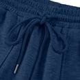 thumbnail image 6 of QQZ Flowy Wide Leg Cargo Joggers Pants For Women, Elastic Waist Drawstring Casual Track Pants, Daily Lounging Weekend Travel Outfits, 6 of 8