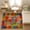 Color 4, variant on SPXUBZ Bright Color Interactive ABC Board Game for son and daughter Play Rug, Soft Velvet City Road Map Area Rug for Playroom Bedroom, Educational Toy Car Track Floor Mat