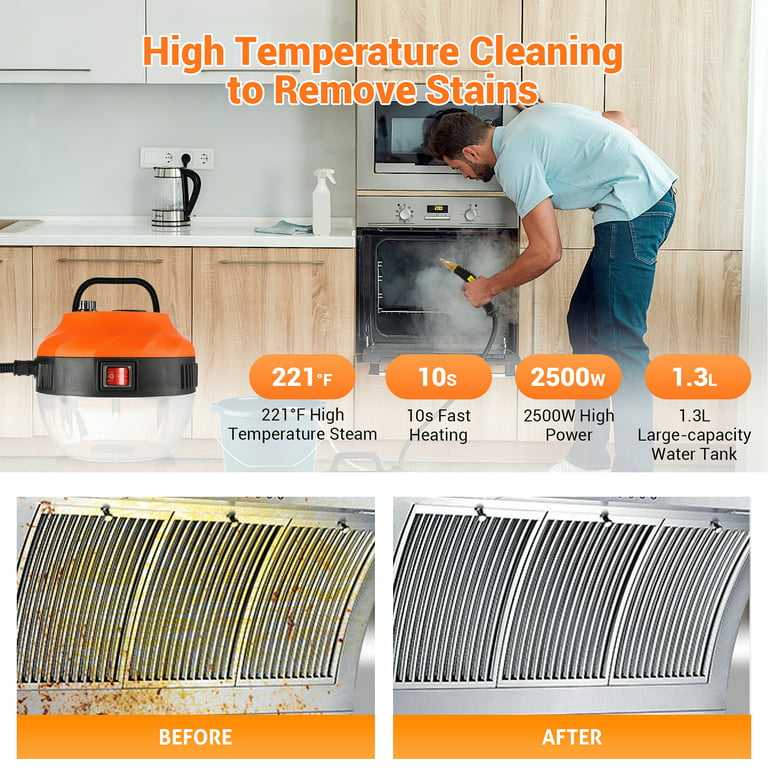 110V Household Electric Range Hood Cleaning Machine, Multifunctional  Household Air Conditioner High Power High Temperature Steam Cleaning Machine