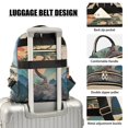 thumbnail image 3 of FORMRS Mini Backpack Purse for Women Quilted Travel Daypack Casual Shoulder Bag, Pine Tree at Dawn, 3 of 7
