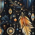 thumbnail image 3 of Designart "Bohemian Feather Allure" Boho Blackout Curtain Panels, 3 of 4