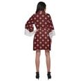 thumbnail image 3 of Moomaya Printed Cotton Robes For Women Plus Size Kimono Robe Short Nightwear, 3 of 6