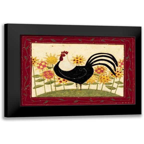 DiPaolo, Dan 14x11 Black Modern Framed Museum Art Print Titled - Rooster