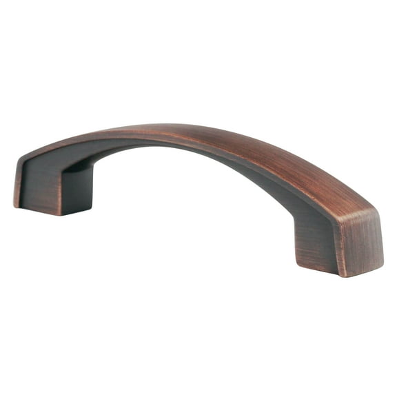 Bow Style 3-3/4" Inch Center To Center Brushed Oil-Rubbed Bronze Cabinet Hardware Pull / Handle