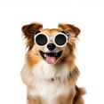 thumbnail image 1 of Enjoying Gafas de Sol para Perros de Raza pequeña, Gafas de protección UV para Perros de Raza pequeña, Gafas para Perros al Aire Libre Panda White, 1 of 5