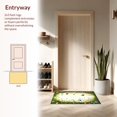 thumbnail image 3 of ODIKA 3'x5' Machine Washable Non-Slip Area Rug, Nature Explorer Pathway With Bugs and Botanicals Print High Traffic Rug, Green, 282253, 3 of 7