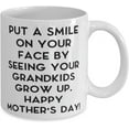 thumbnail image 2 of Cheap Mother-in-law, Put a smile on your face by seeing your grandkids grow up. Happy!, Mother-in-law 11oz 15oz Mug From Daughter, 2 of 2