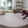 thumbnail image 2 of SAFAVIEH Montauk Terrence Geometric Diamond Cotton Area Rug, Ivory/Purple, 5' x 8', 2 of 9