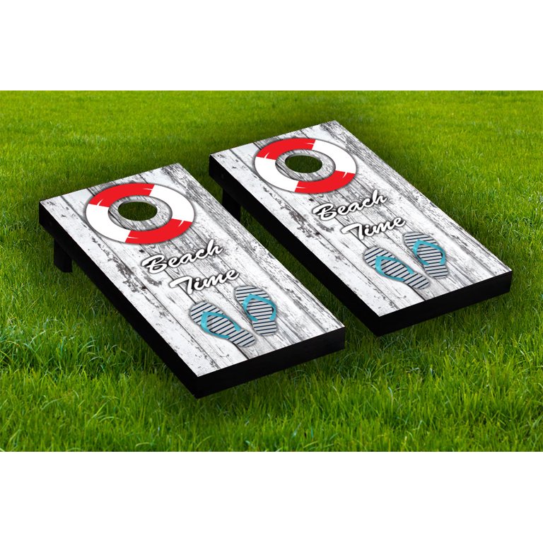 Family Friendly Kids Game Cornhole Board Wrap Decal Sticker Game Bag T