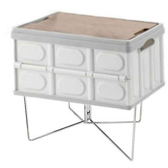 Stand de enfriamiento plegable Rack de equipaje de acero inoxidable de acero inoxidable portátil resistente soporte de soporte de almacenamiento de la S de plata