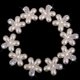 thumbnail image 5 of Phenovo Crystal Faux Pearl Botones Flatback Decor DIY 14.5mm 10pcs Beige , 4 perfecl Botón de flor de perla, 5 of 8