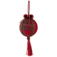 thumbnail image 6 of Northlight Jingle Bell Plaid Christmas Ball Ornaments - 2.75" - Set of 4 - Red and Green, 6 of 9