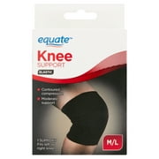 (2 pack) (2 Pack) Equate Elastic Knee Support, M/L