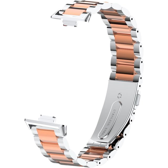 QWQJ Bracelet de Remplacement en Métal Réglable Bracelet de Montre Multifonction avec Filetage 18mm pour Montre Fit3