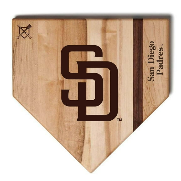 Baseball BBQ San Diego Padres 17'' x 17'' Home Plate Cutting Board