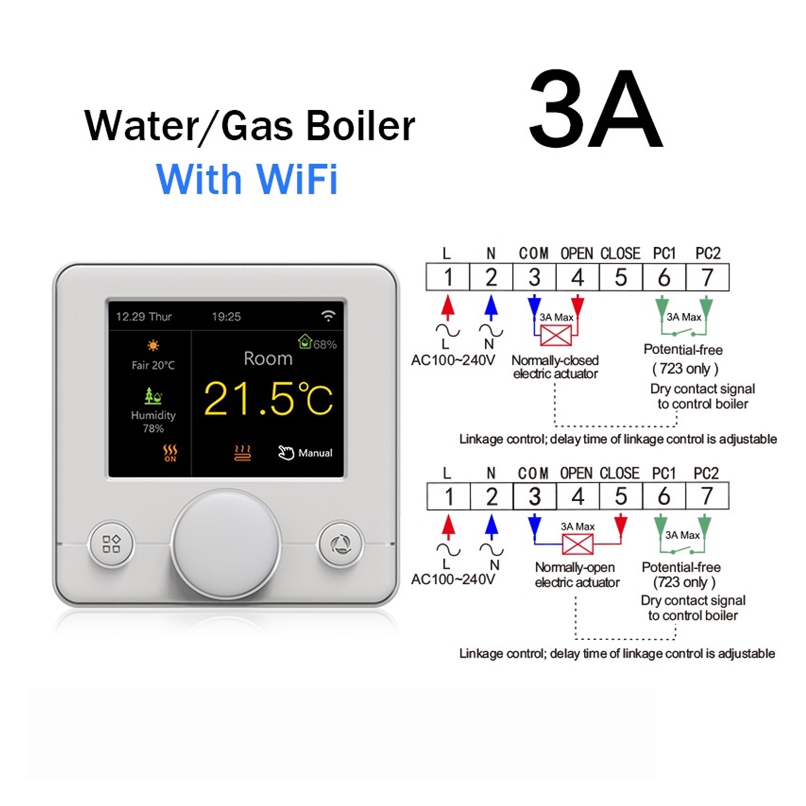 Tuya Smart Thermostat, Electric Floor Heating Water Gas Boiler ,Termostat Digital Warm Underfloor Temperature Controller