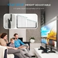 thumbnail image 6 of Universal TV Stand for 37-86" TVs - 7-Level Height Adjustable Base with Cable Management, Holds 150lbs, Max VESA 800x600 (Black, AX10TB01), 6 of 8