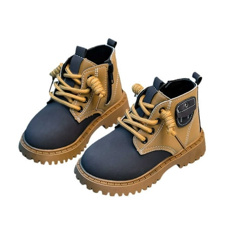 

eileial Kids Cowboy Boots for Boys Unisex-Child Noah Chukka Boot Fashion Blue 26