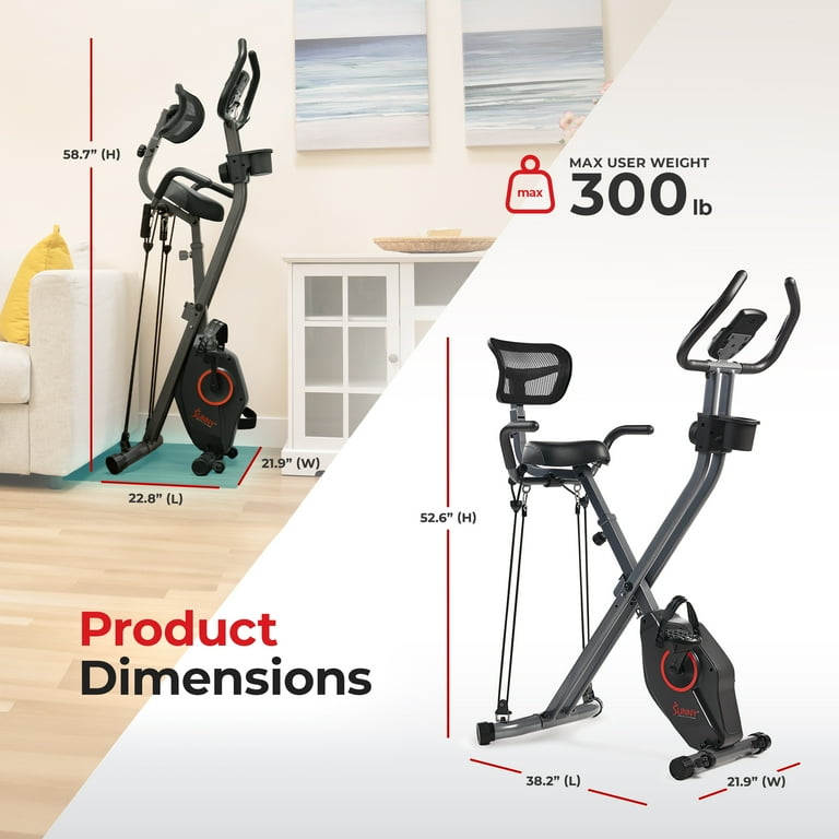 Folding exercise bike and cross trainer new arrivals