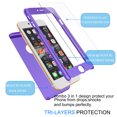 thumbnail image 2 of Apple iPhone 6 Plus / iPhone 6S Plus Cell Phone Cases, Full Body Coverage Protection Hard Slim With Tempered Glass Screen Protector Skin Case Cover For iPhone 6 Plus / 6S Plus, 2 of 4