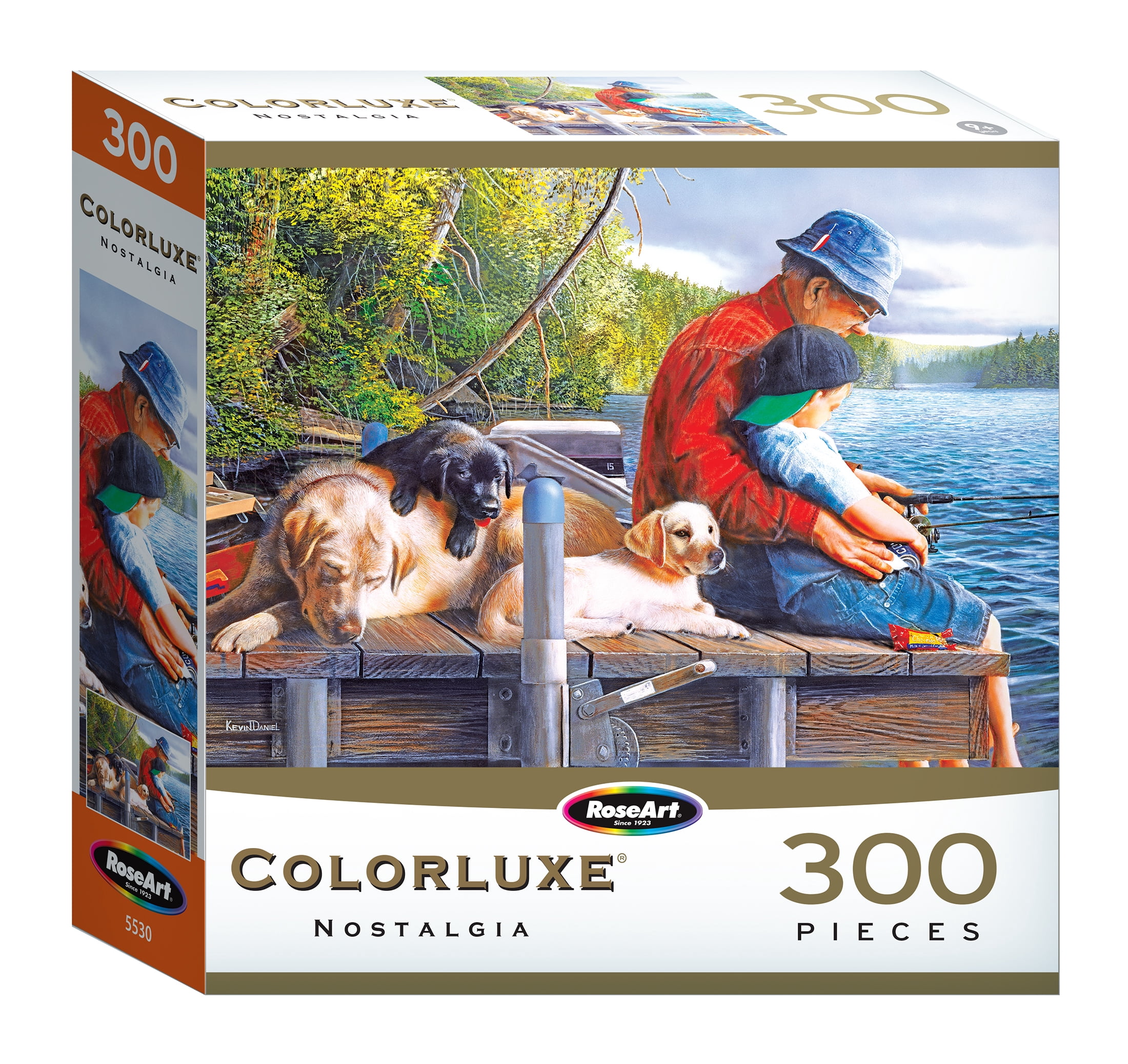RoseArt Colorluxe 300-Piece Memories Adult Jigsaw Puzzle