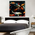 thumbnail image 2 of ARTCANVAS Koi Carp Fish Japan China Asia Pond Canvas Art Print - Size: 36" x 36" (1.50" Deep), 2 of 9