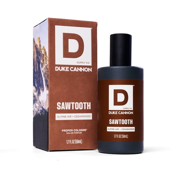 Duke Cannon Sawtooth Proper Cologne for Men Alpine Air & Cedarwood Scent, 1.7 fl oz